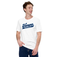 Vintage Tampa Bay Baseball Fanatic Shirt: Ideal Gifts for Him & Her, Baseball Lovers & Enthusiasts - Retro Style Game Day Shirt - White