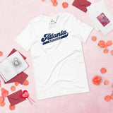 Vintage Atlanta Baseball Fanatic Shirt: Gift Ideas for Him & Her, Baseball Lovers & Enthusiasts - Game Day Tees for Men & Women - White