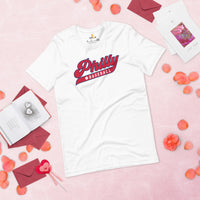 Vintage Philadelphia Baseball Fanatic Shirt: Gift Ideas for Him & Her, Baseball Lovers & Enthusiasts - Retro Style Game Day Shirt - White
