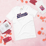 Vintage Toronto Baseball Fanatic Shirt: Ideal Gifts for Him & Her, Baseball Lovers & Enthusiasts - Retro Style Game Day Shirt - White