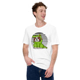 Shih Tzu Dog Themed Clothes & Attire - Dinosaur Costume T-Shirt - Canine Tee Shirts For Humans - Gifts for Dog Moms, Dads & Lovers - White