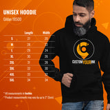 Camping & Hiking Hoodie - Mushroom Hoodie - Presents, Gift Ideas for Happy Campers & Hikers, Nature Lovers - Spore Print Fungi Hoodie - Size Chart