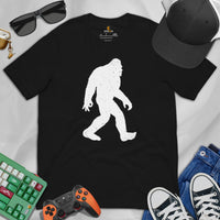 Video Game T-Shirt - Christmas & Birthday Gaming Gift For Him, A Typical Gamer - Bigfoot, Sasquatch The Circle Game Gotcha Meme Shirt - Black