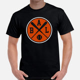 Vintage Baltimore Baseball Emblem Fanatic T-Shirt: Gift Ideas for Him & Her, Baseball Lovers & Enthusiasts - Retro Style Game Day Tee - Black, Men