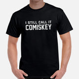 Vintage Baseball T-Shirt - Gift Ideas for Him & Her, Baseball Lovers & Enthusiasts - I Still Call It Comiskey Shirt - Game Day Tee - Black, Men