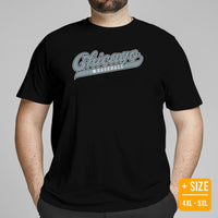 Vintage Chicago Baseball Fanatic Shirt: Ideal Gifts for Him & Her, Baseball Lovers & Enthusiasts - Retro Style Game Day Shirt - Black, Plus Size