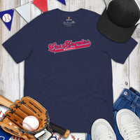 Vintage Los Angeles Baseball Fanatic Shirt: Ideal Gifts for Him & Her, Baseball Lovers & Enthusiasts - Retro Style Game Day Shirt - Navy