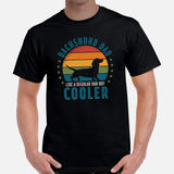Weiner Dog Themed Clothes & Attire - Father's Day Gifts for Dog Dads & Lovers - Canine Tee Shirts For Humans - Dachshund Dad T-Shirt - Black, Men