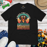 Weiner Dog Themed Clothes & Attire - Gifts for Dachshund Dog Lovers - Funny Canine Tee Shirts For Humans - Aunt And Weiner Mom T-Shirt - Black