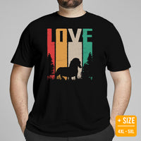 Weiner Dog Themed Clothes & Attire - Gifts for Dog Moms, Dads & Lovers - Canine Tee Shirts For Humans - Love Dachshund T-Shirt - Black, Plus Size