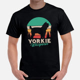 Yorkie Dog Themed Clothes & Attire - Funny Canine Tee Shirts For Humans - Gifts for Dog Moms, Dads & Lovers - Yorkie Whisperer T-Shirt - Black, Men